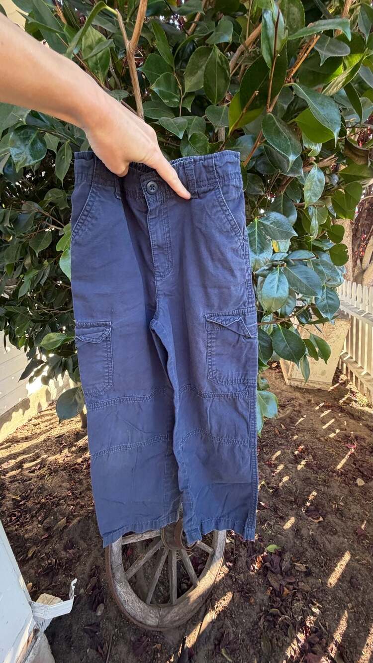 Y2K Sonoma Life + Style Kids Navy Blue Cargo Pants